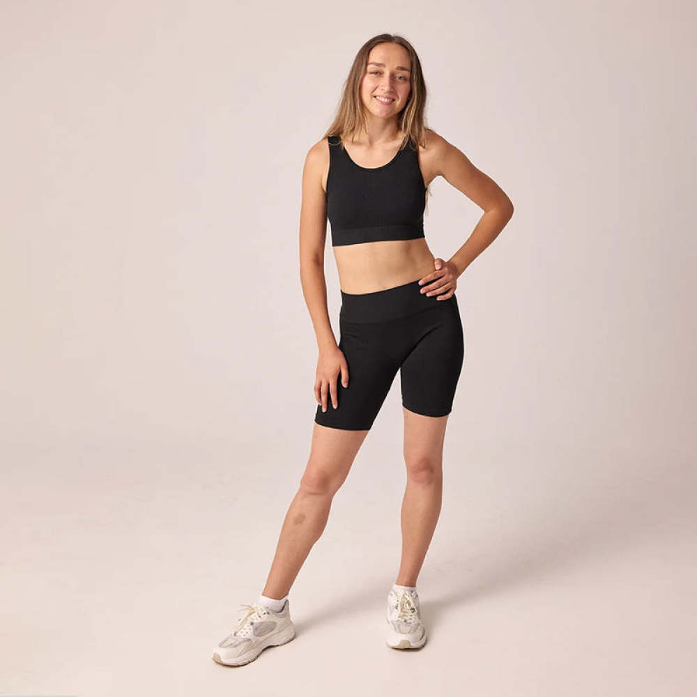 Sport-BH Seamless Schwarz