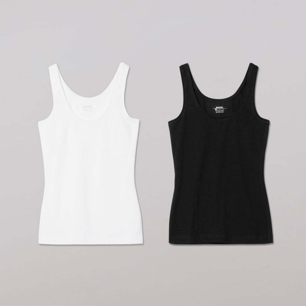 Damen Tank Tops aus Bio-Baumwolle Weiß