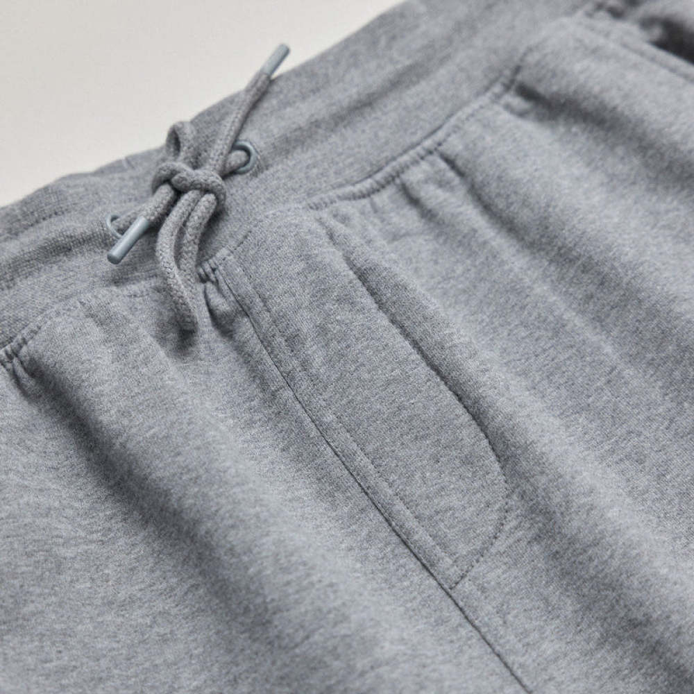 Sweatshorts Herren aus Bio-Baumwolle Hellgrau