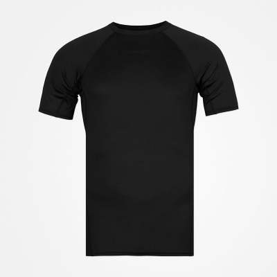 Funktionsshirt Herren aus recyceltem Polyester Schwarz