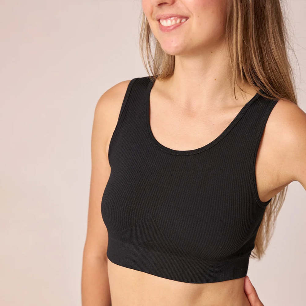 Sport-BH Seamless Schwarz