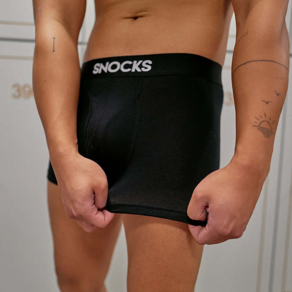 Boxershorts mit Eingriff Schwarz