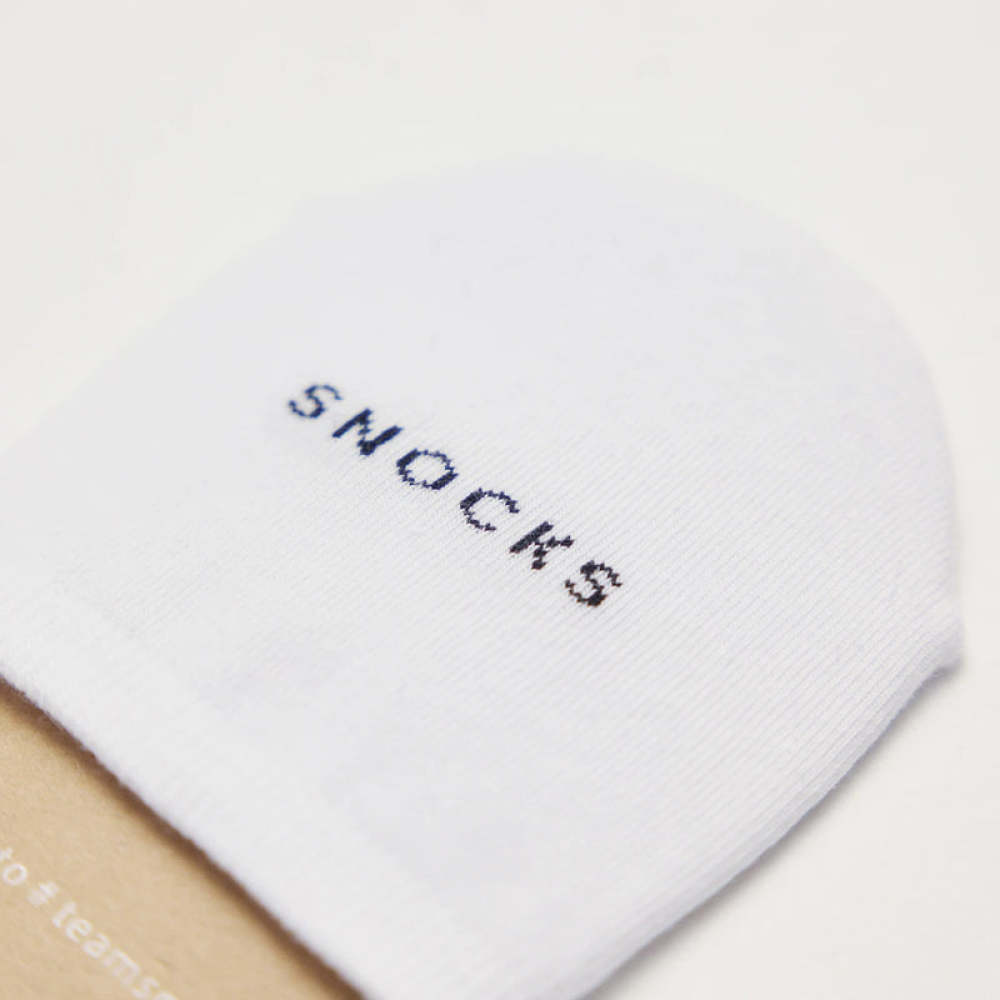 Vorfuß Socken aus Bio-Baumwolle Weiß