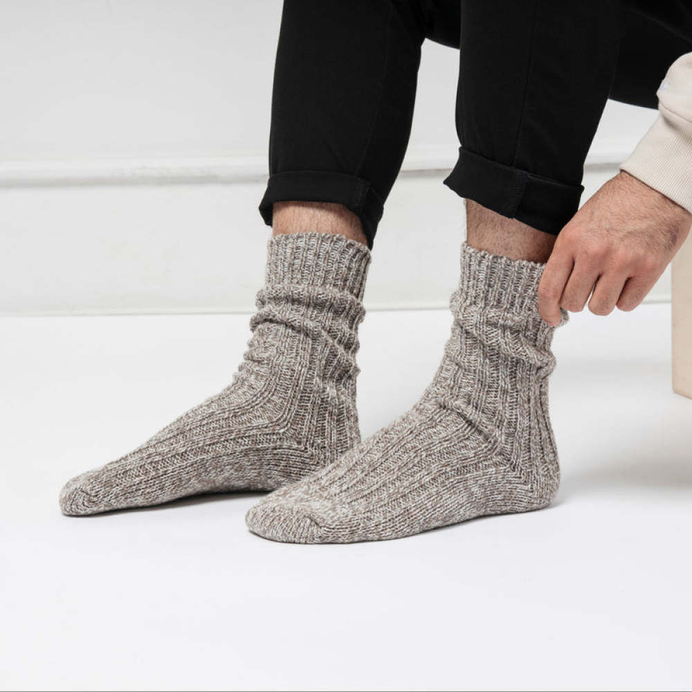 Norweger Socken Mix (Grau/Schwarz)