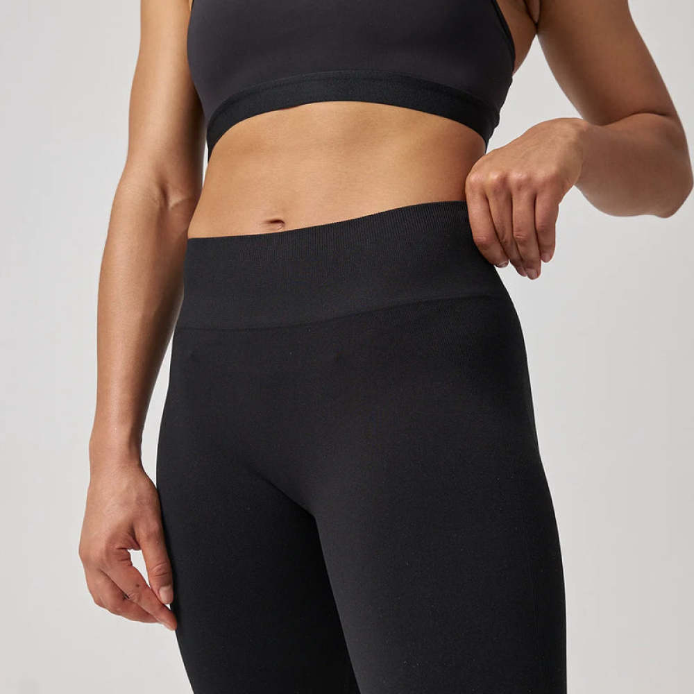 High Waist Leggings Seamless Taubenblau