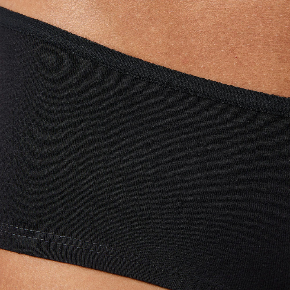 Hipster Panties aus Bio-Baumwolle Mix (Weiß/Hellgrau/Schwarz)
