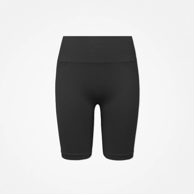 Radlerhose Seamless Damen Schwarz