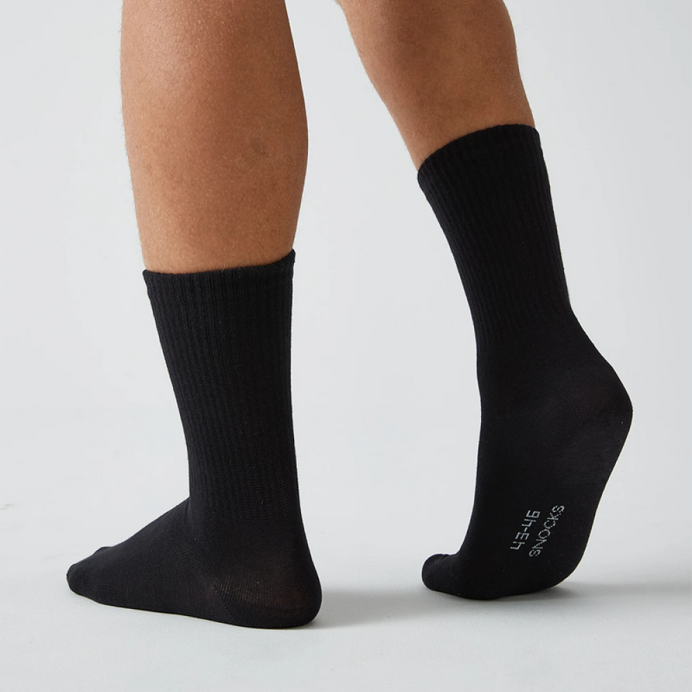Tennissocken aus Bio-Baumwolle Weiß