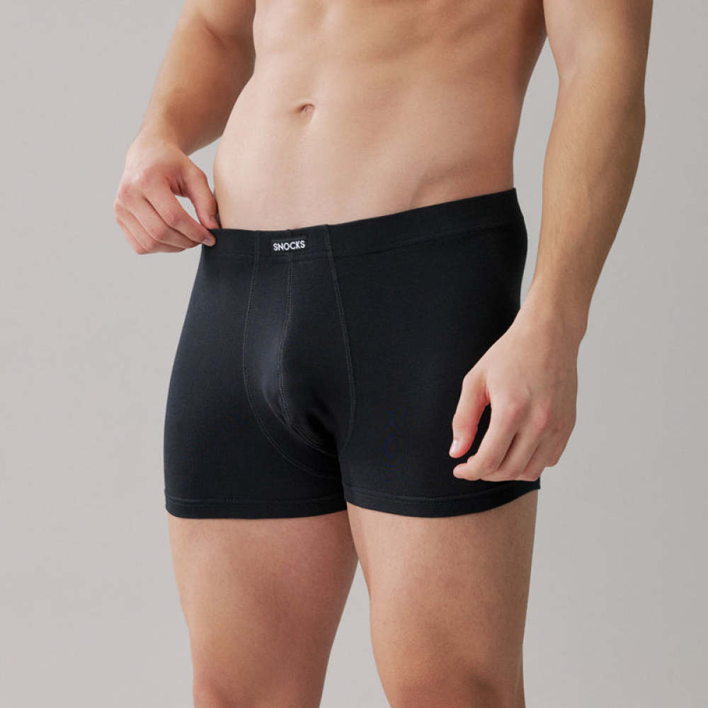 Retro Boxershorts aus Bio-Baumwolle Mix (Rot/Olive/Blau)