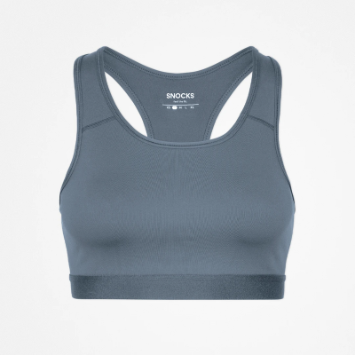 Sport-BH aus recyceltem Polyester Taubenblau