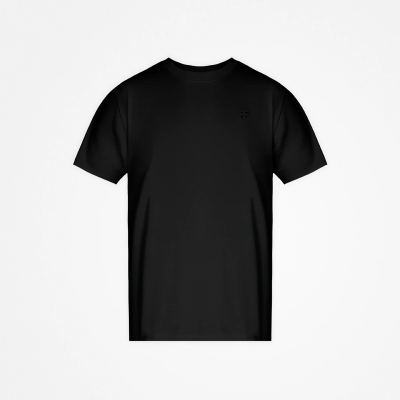 Basic T-Shirt Herren aus Bio-Baumwolle Schwarz