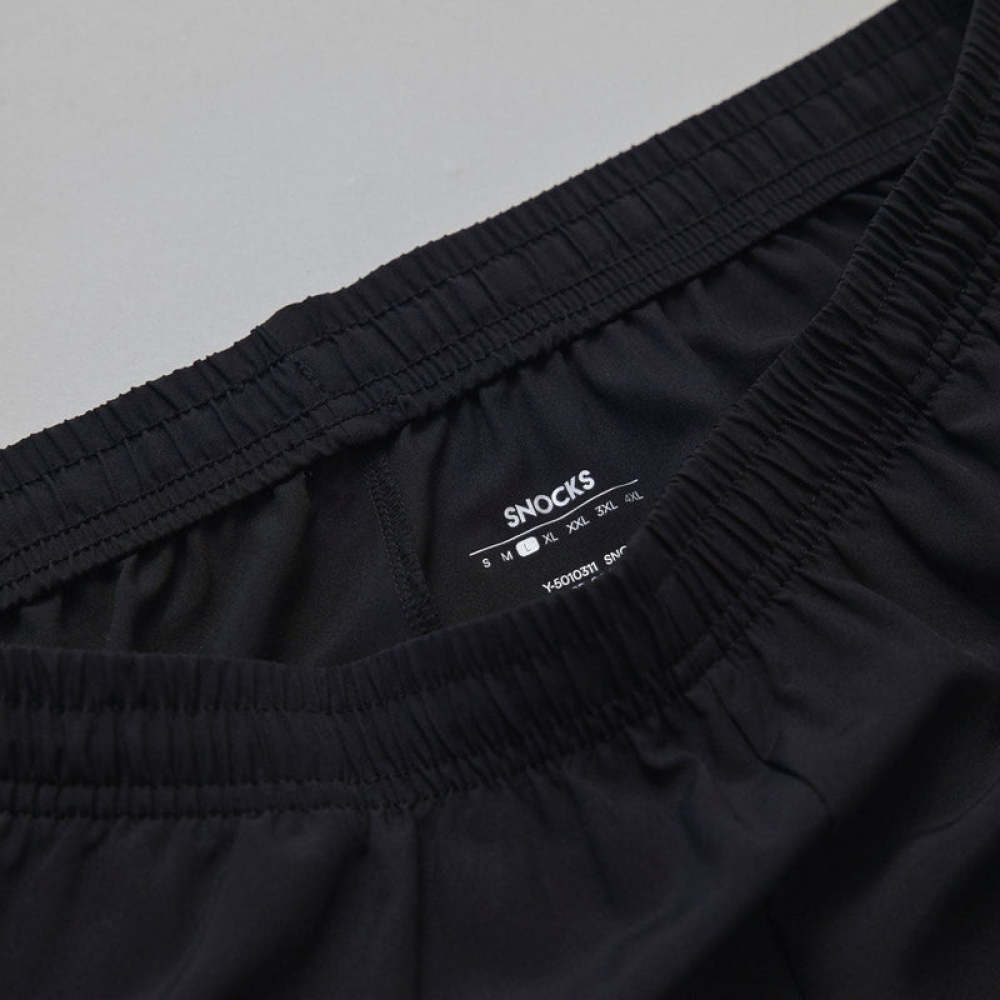 Kurze Sporthose Herren aus recyceltem Polyester Dunkelgrau