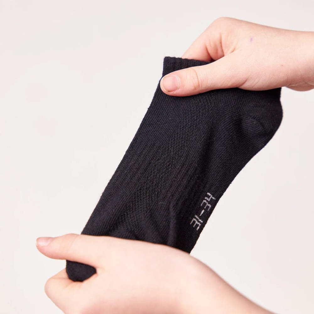 Kinder Sneaker Socken aus Bio-Baumwolle Weiß
