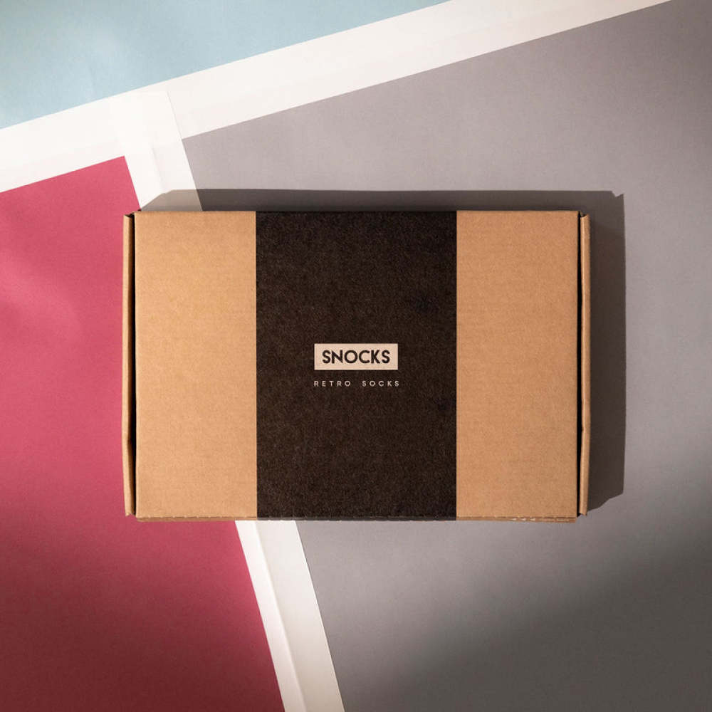 Hohe Sportsocken mit Streifen aus Bio-Baumwolle Weiß