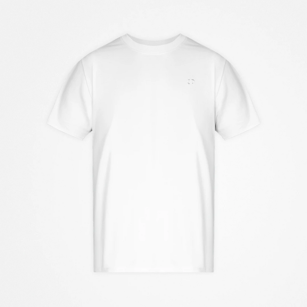 Basic T-Shirt Herren aus Bio-Baumwolle Weiß