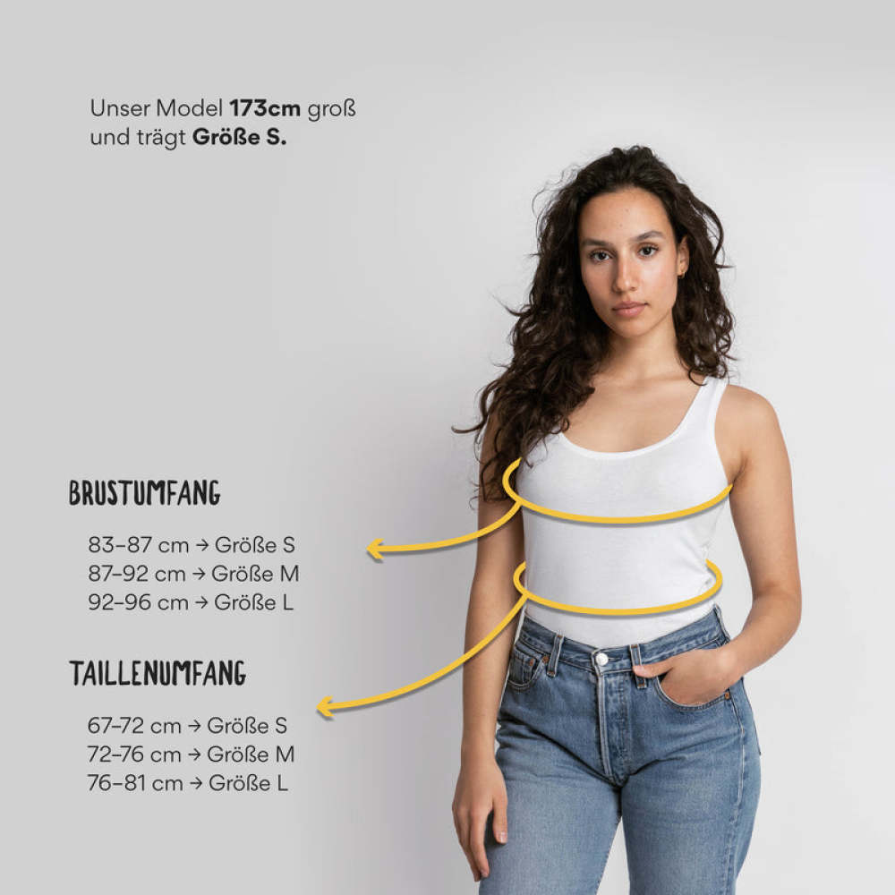 Damen Tank Tops aus Bio-Baumwolle Schwarz