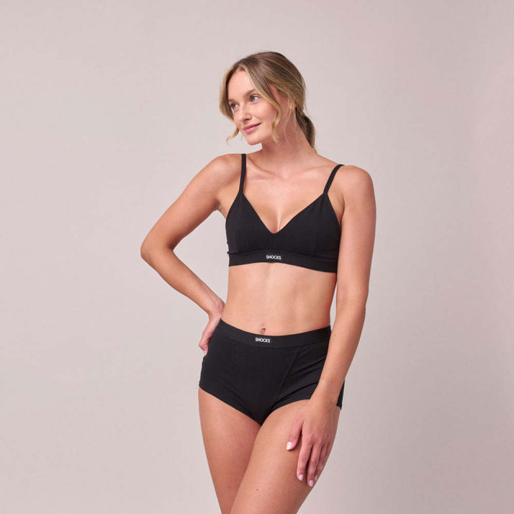 Retro Panties aus Bio-Baumwolle Grau