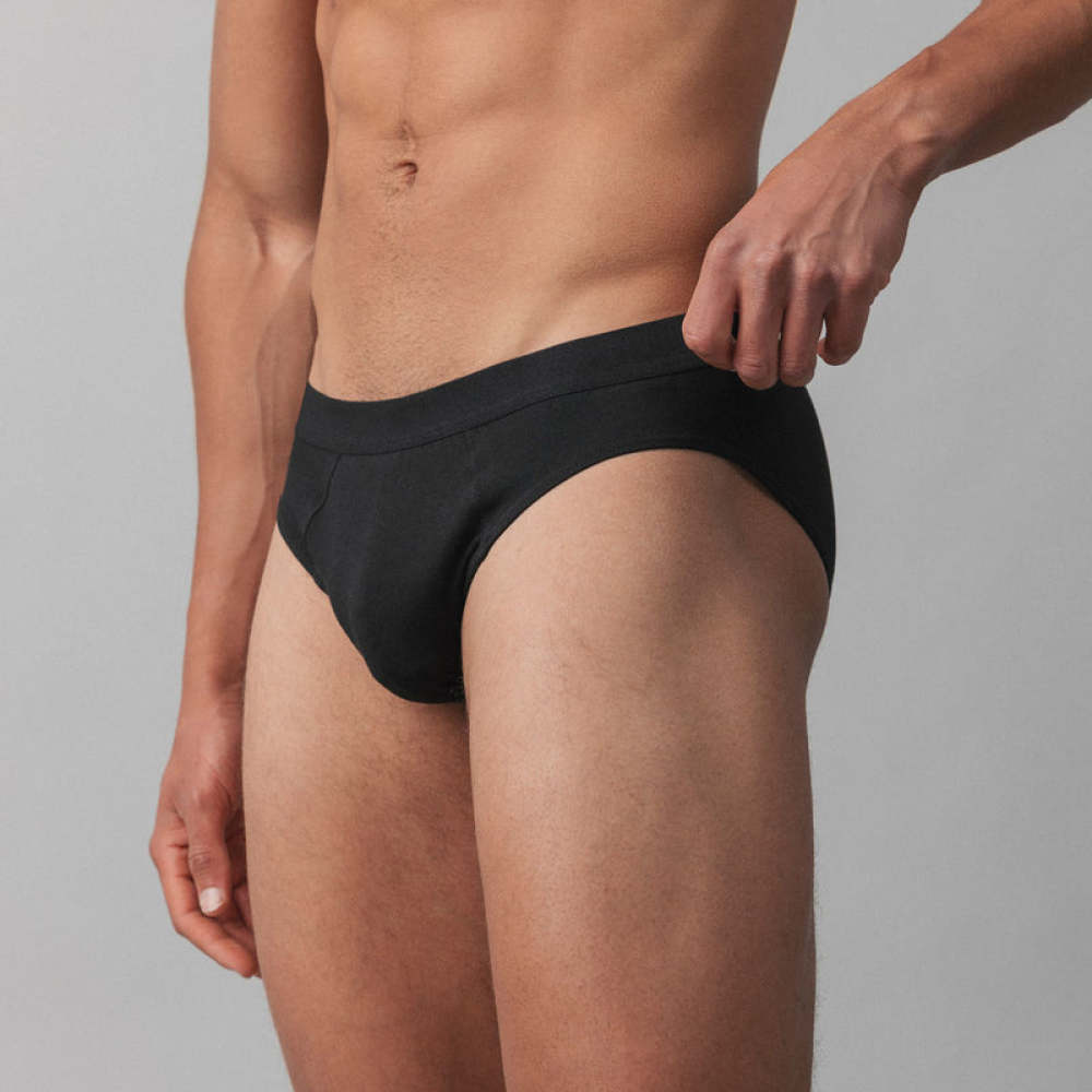Herrenslips Schwarz