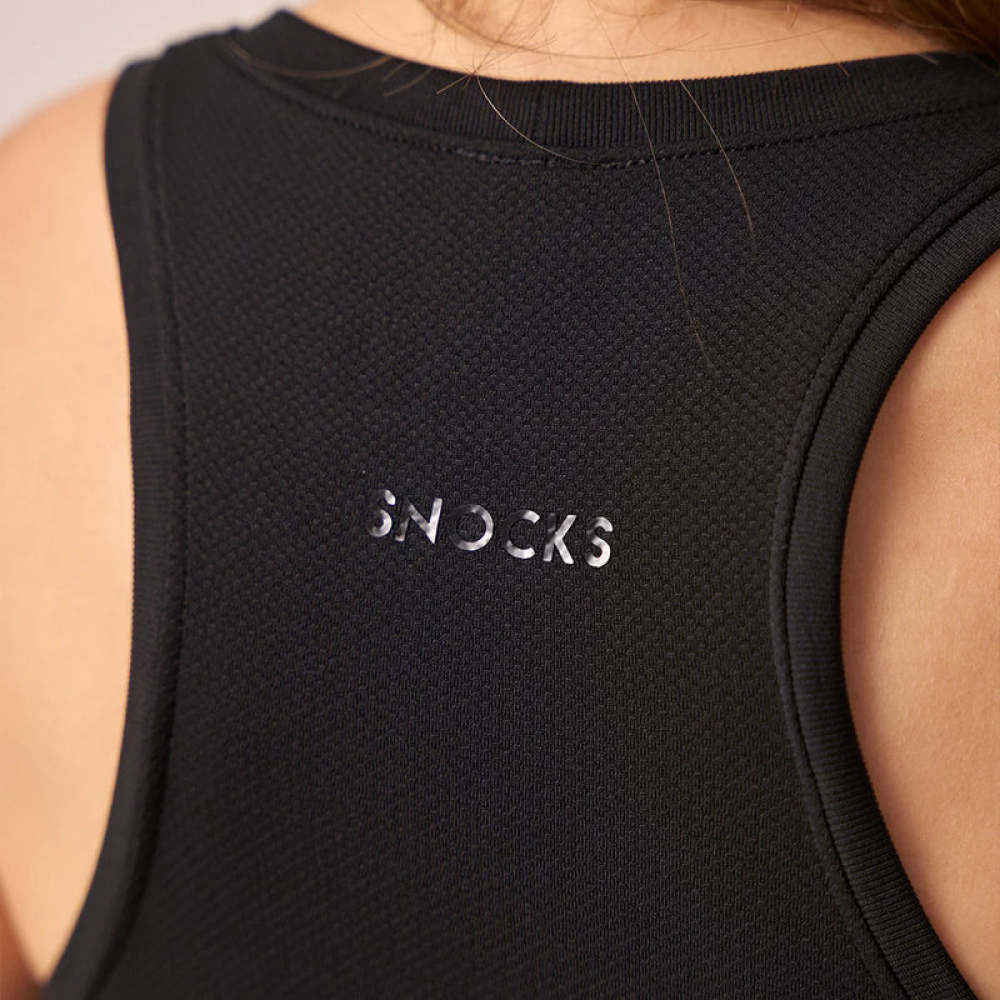 Tank Top Seamless Damen Schwarz