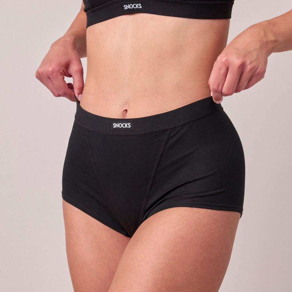 Retro Panties aus Bio-Baumwolle Grau