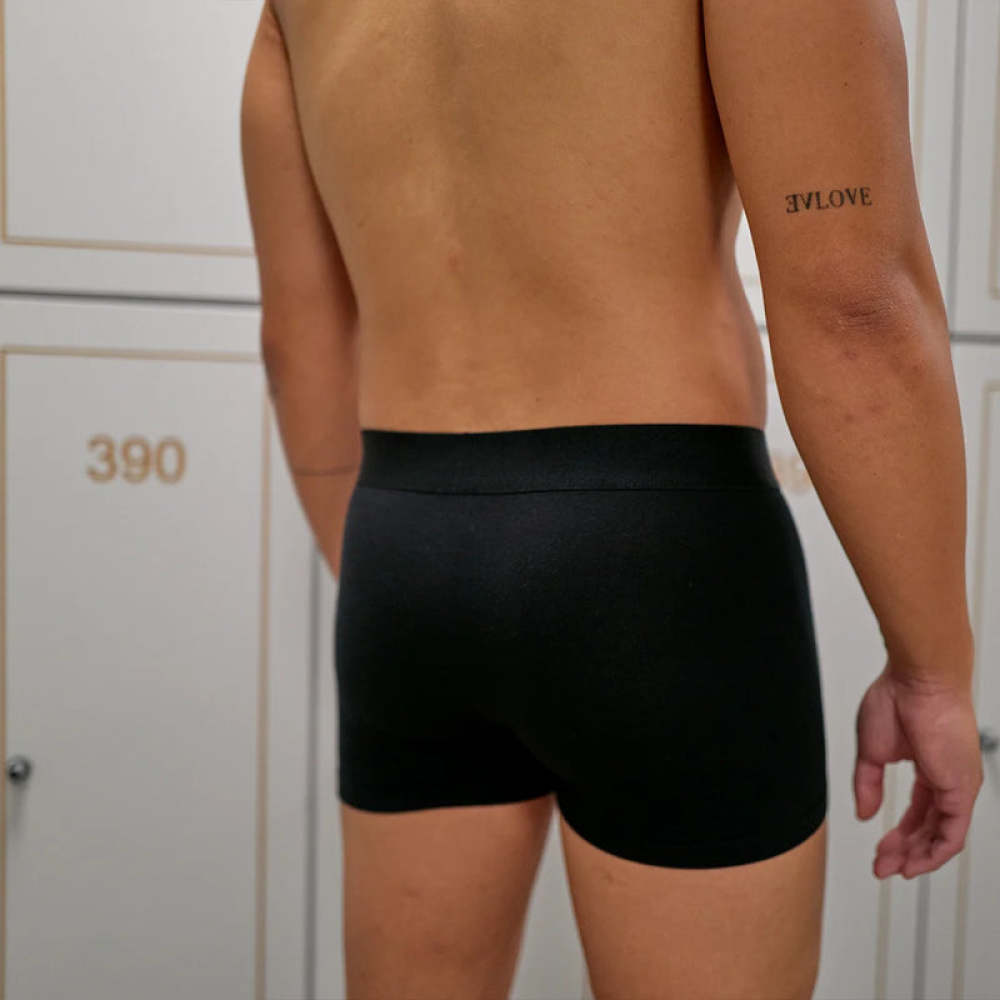Boxershorts mit Eingriff Schwarz