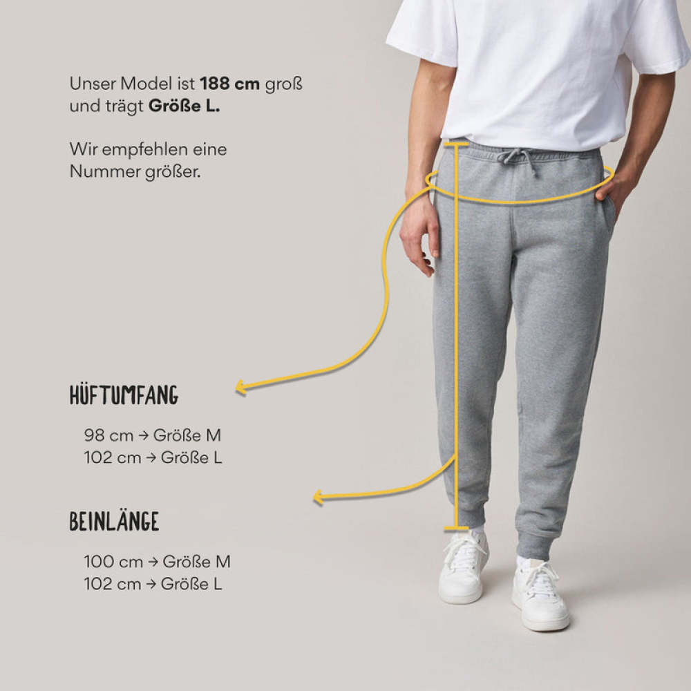 Herren Jogginghose Schwarz