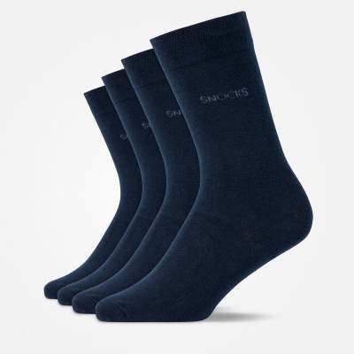 Business Socken aus Bio-Baumwolle Blau