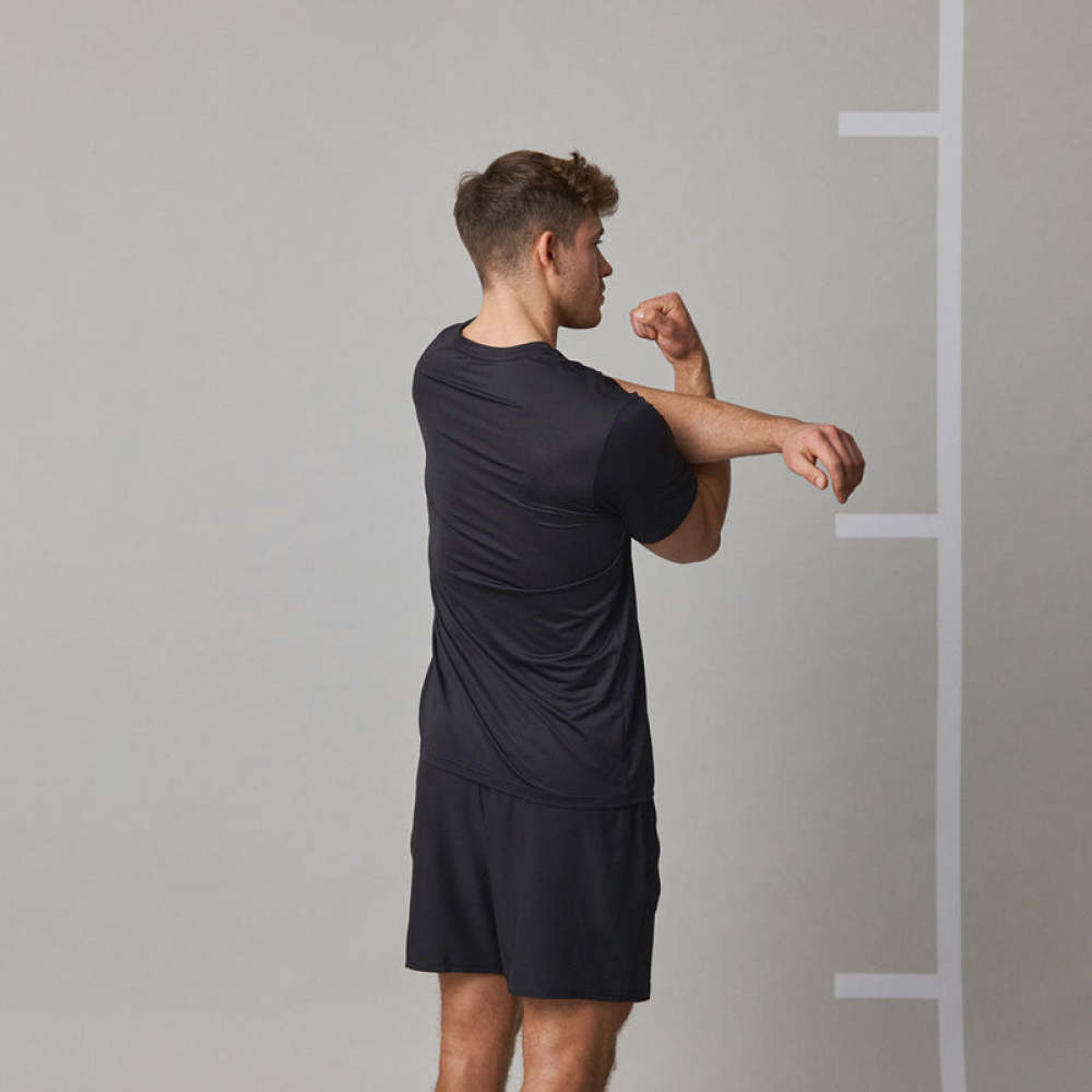 Trainingsshirt Herren aus recyceltem Polyester Blau