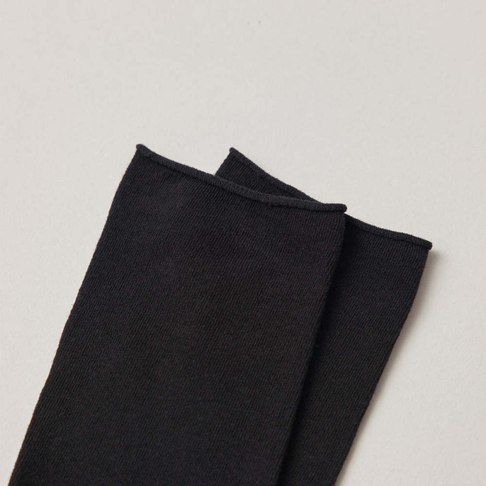 Klassische Damen Socken aus Bio-Baumwolle Schwarz