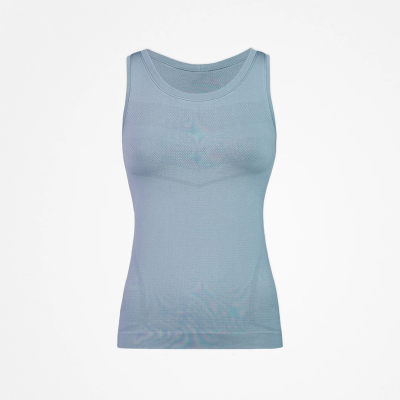Tank Top Seamless Damen Taubenblau